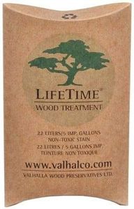 Valhalla Wood Preservatives 5-Gallon Eco Friendly Non Toxic Lifetime Wood Treatment Pouch