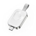 MMOBIEL Wireless Charger Compatible with Apple Watch - Compact USB-C Charger Compatible with Apple iWatch - Magnetic Fast Charger Also Compatible with AirPods - Travel Charger - iWatch Charger