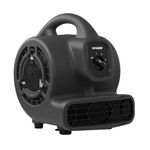 XPower P-80A Mini Mighty Centrifugal Air Mover Carpet Dryer Floor Fan Blower Stackable for Water Damage Restoration Janitorial Plumbing Home Use