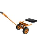 WORX WA0228 Aerocart Wheelborrow Wagon Kit, 19" x 10" x 21", Orange, Black, and Silver