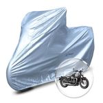 Neodrift 'SilverMax' Bike Cover for Triumph Bonneville Bobber (All-Weather Motorcycle Protection, Water & UV Resistant, Dustproof, Windproof).