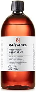 Naissance Olio di Cocco Frazionato (No. 218) - 870ml - Puro, Vegano, Senza OGM - Idratante per la Pelle, Capelli, Viso, Unghie