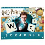 Scrabble Harry Potter Board Game, Crossword Strategy Game for Kids and Adults, 2 to 4 Players, DPR77