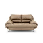 Homevibes Elegant Oasis Leatherette Premium Leather Sofa | 2 and 3 Seater Sofa | Best in Comfort | Best builtin qualit (Mushroom Beige, 2 Seater)