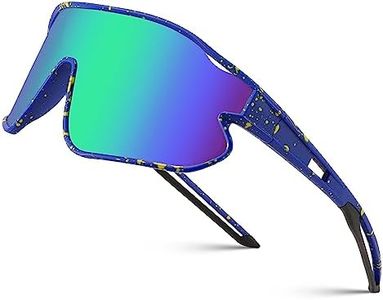 FEISEDY Unisex Youth Sunglasses, Teens Baseball Tennis Sunglasses, UV400 Sports Boys Girls Cycling Shades B4064