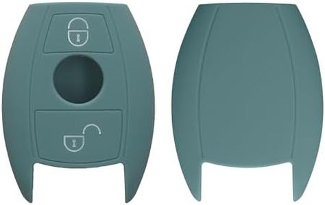 kwmobile Cover Chiavi Auto Compatibile con Mercedes Benz con 2 tasti (solo Keyless Go) - Custodia Protettiva Chiave Auto Copri Telecomando Gomma - Portachiave Macchina Silicone