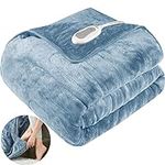 Microplush Electric Blanket with Fo
