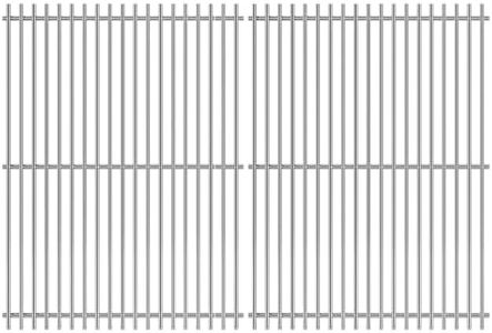 18.75" Cooking Grates for Weber Genesis II 300 and Genesis II LX 300 Series Gas Grills, Genesis II E&S 310 315 320 325 340, Stainless Steel Cooking Grid Replacement Parts for Weber 66095 84136