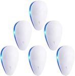 Pest Control Repeller, Plug-in Pest Repeller for Mouse Insect Cockroach Spider Bug Ant Mosquito Rodent Rats Indoor Use Repeller 6 Packs