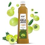 WOW Life Science Himalayan Amla Juice - 1L | 2X vitamin C | Made with 100% Organic Amlas | Cold Pressed Herbal Juice | Boosts Immunity, Improves Digestion & Metabolism, Promotes Healthy Hair & Skin