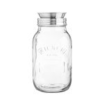 Kilner Premium Spiral Cutter for thinKitchen Vegetable Spiralizer, Spaghetti for Kitchen with Storage Glass Jar, 1 Litre