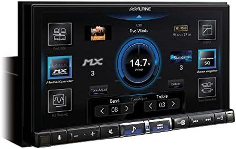 Alpine iLX-705D Wireless Apple CarPlay and Android Car Radio with 7 Inch Display