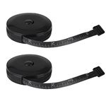 Body Tape Measure, 2 Pcs Retractable Sewing Tape Measure, 150cm/60 inch Dual Sided Soft Measuring Tape for Body, Sewing, Crafts, Tailor, Cloth, Fabric