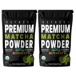 Roynest Premium Organic Matcha Powder – Green Tea for Iced Lattes, Smoothies, Cold Drinks & Baking | Clean Energy, Vegan, Non-GMO, USDA Certified | 50g, 30–45 Servings