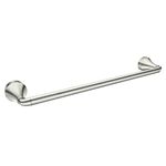 Moen MY6218BN Hamden 18" Single Towel Bar, Spot Resist Brushed Nickel