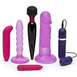 Lovehoney Rock My World Multicoloured Adult Toy Kit - Accessories for Couples - 6 Pieces