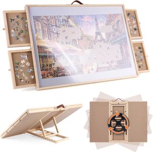 Ruication Folding Jigsaw Puzzle Board – Portable Puzzle Storage