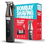 Bombay Shaving Company 9 in1 Multi Grooming Kit | All in One Full Body Trimmer for Men | 120 Min Charge time, 90 Min Runtime, Charging Indicator | IPX6 Water Proof | Nose, Ear, Beard, Body, Hair Trimmer Men