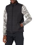 Amazon Essentials Men's Standard Heavy-Weight Puffer Vest, Black, Medium