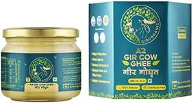 GirOrganic Grass Fed A2 Ghee| Clarified Butter (8 Oz) - Unsalted Gir Cow Ghee Butter - Organic Ghee Oil - Pasture Raised, Lactose-Free 8 Oz