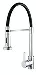 Bristan LQR PROSNK C Liquorice Professional Kitchen Sink Mixer Tap with Pull Out Hose and Spray Function, Chrome