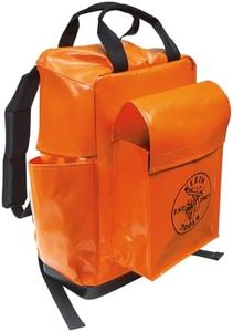 Klein Tools 5185ORA Lineman Backpack, Orange