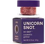 Unicorn Snot Body Glitter -Long-Lasting, Holographic Hi-Def Cosmetic Glitter for Face, Lip & Body- Glitter Lip Gloss, Metallic Eyeshadow Makeup- Iridescent Glitter,Finely Milled Sparkle,Deep Red(Kiss)