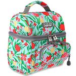 J World Corey Kids Lunch Bag. Insulated Lunch-Box for Women, Flora