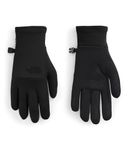 THE NORTH FACE Women's Etip Recycled Glove | Touchscreen Compatible Winter Running Gloves with Silicone Grippers, TNF Black, Medium
