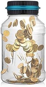 Digital Counting Piggy Bank, Canadian Dollar Money Saving Jar, 1.8L Money Saving Jar LCD Display Educational Coin Saving Count Box for Kids Boys Girls Adults Gift on Christmas Birthday New Year's Day…