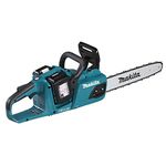 Makita DUC355PT2 Twin 18V (36V) Li-ion LXT 35cm Brushless Chainsaw Complete with 2 x 5.0 Ah Batteries and Twin Port Charger