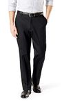 Dockers Men's Classic Fit Signature Khaki Lux Cotton Stretch Pants, Black, 36W x 32L