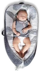 Baby Lounger Cover, 100% Breathable Cotton & Ultra Soft Infant Lounger Cover, Crib & Bassinet Mattress Cover, Travel Baby Bed Cover, for Infant & Newborn Cover as Baby Gift (Leaves)