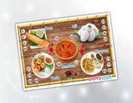 PartyStuff South India Theme Tambola Housie Tickets - South Indian Food kukuba 2 - Designer Kukuba (16 Cards)