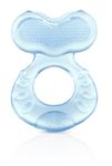 Nuby Teethe-EEZ Soft Silicone Teether with Bristles (Blue)