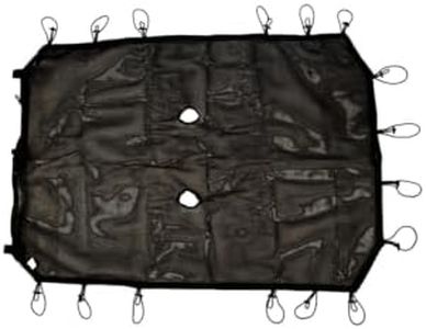 Rugged Ridge 13579.05 Eclipse Sun Shade, Full, Black; 07-18 Jeep Wrangler JKU, 4 Door