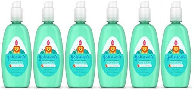 Johnson's No More Tangles Spray Detangler,10-Ounce Spray Bottles (Pack of 6)