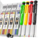 Nicpro 4 Pack Carpenter Pencil with