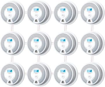X-Sense Interconnected Smoke and CO Detector, SC07-W, 12-Pack