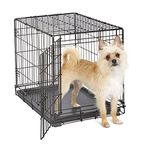 New World Pet Products Folding Metal Dog Crate; Single Door 24"