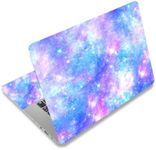 Laptop Skin Sticker Decal,12" 13" 13.3" 14" 15" 15.4" 15.6 inch Laptop Vinyl Skin Sticker Cover Art Protector Notebook (2 Wrist Pad Skins), Decorative Waterproof, Romantic Starry Night Sky