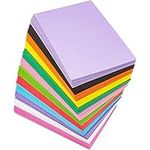 96 Pack Multicoloured 2mm EVA Foam Sheets for Cosplay, Costumes, Arts and Crafts Projects, 10.2 x 15.2 cm