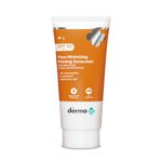 The Derma Co . Pore Minimizing Priming All Skin Type Sunscreen With Spf 50 & Pa+++ For Open Pores & Uva/Uvb Protection - 80 G