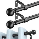 2 Pack Long Curtain Rod, Expandable