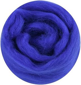 There are 165 Colors of Wool roving Available for Selection. It is 3.53oz/100g and is Suitable for Medium-Sized or Large DIY Needle Felting Projects (Yellow Tones, 57)