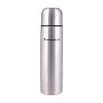 Wonderchef 1000ml Double Wall Stainless Steel Vacuum Insulated Hot and Cold Flask with Travel Pouch, Copper Plated Inner Wall, Spill & Leak Proof, 2 Years Warranty