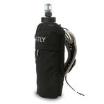FITLY Running Handheld Water Bottle 12 oz Soft Flask - Hand Water Bottle For Runners, Hiking, Skiing & Outdoor Activity - Fits F2, F2, F3 & F4 Collapsible Flask - Hydration Bottle Holder with Pocket
