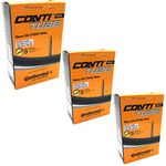 Continental Race 28 700 x 25-32c Bike Inner Tubes with Presta 60mm Valve, Black PACK OF 3