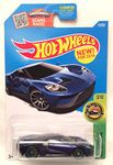 Hot Wheels 2016 HW Exotics '17 Ford GT 73/250, Blue - Super Treasure Hunt