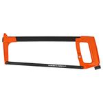 BLACK+DECKER BDHT20344 Steel 300mm Metal Hacksaw,Ideal for Home, Camping & Outdoor Activity (Orange & Black)